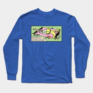 Comic Woman Is In Her Own Head Long Sleeve T-Shirt